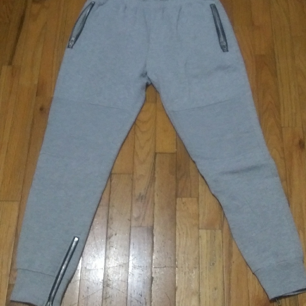 Zipper Sweatpants Size Large